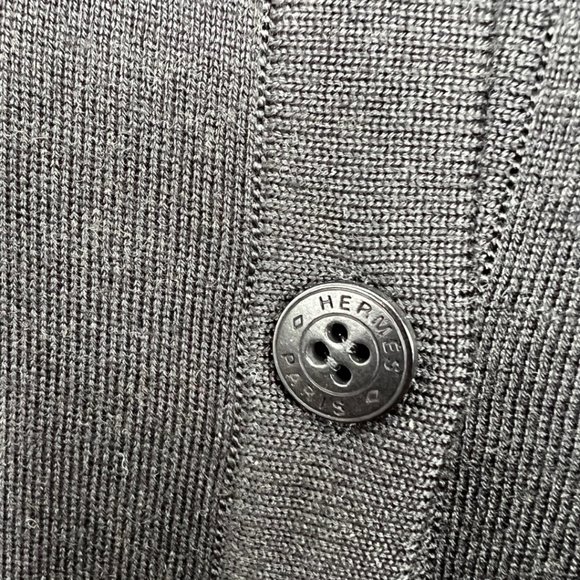 Hermes NWT Womens Cardigan Cashmere Silk EU Size 44 Sweater - Picture 4 of 16